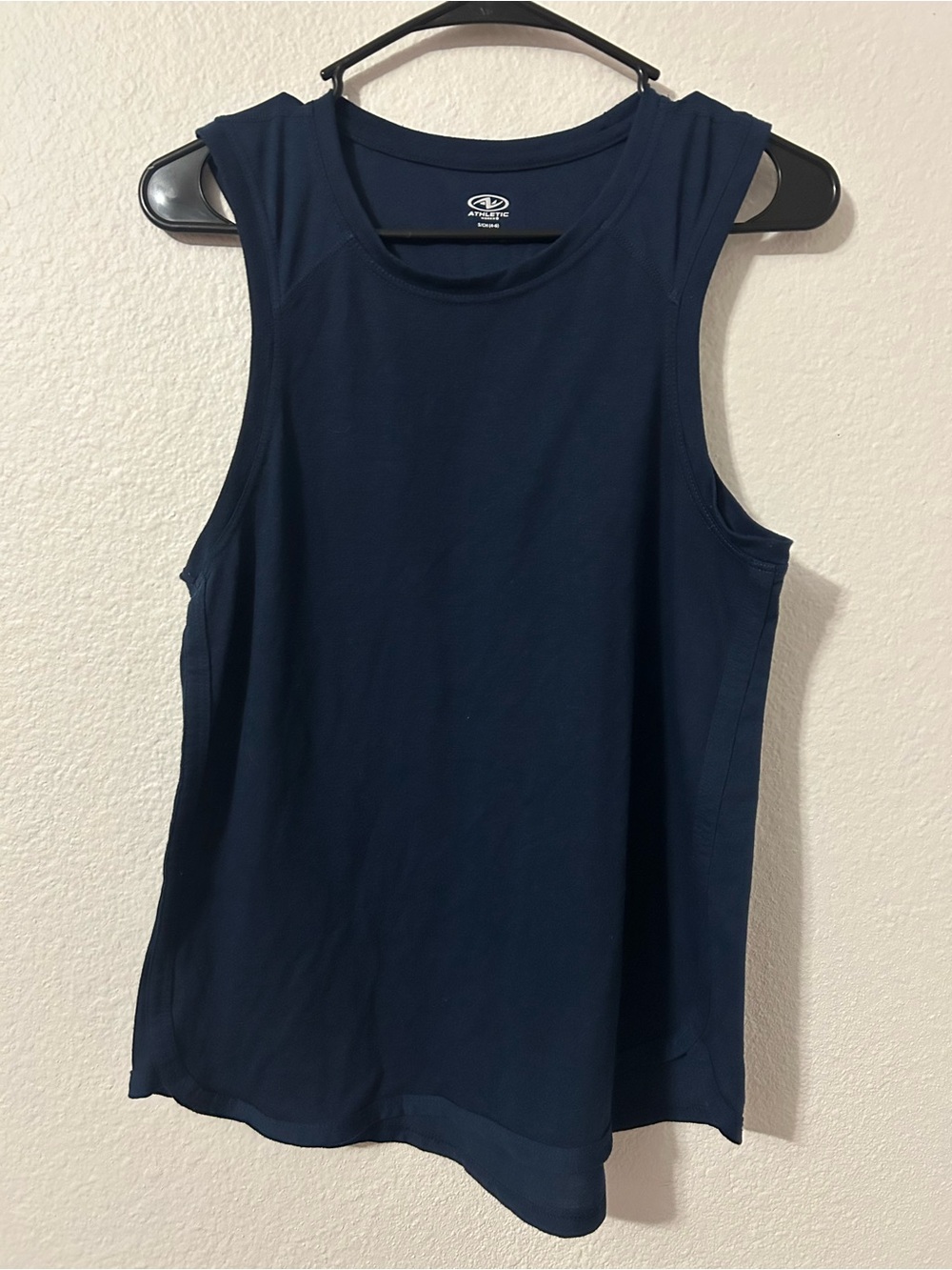 Navy Sleeveless Performance Tank Top